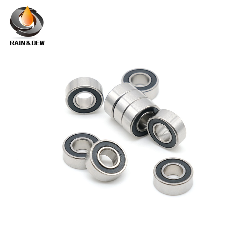 1 ชิ้น S686 2RS CB ABEC7 6X13X5 มม. 686 สแตนเลสไฮบริดแบริ่งลูกเซรามิก