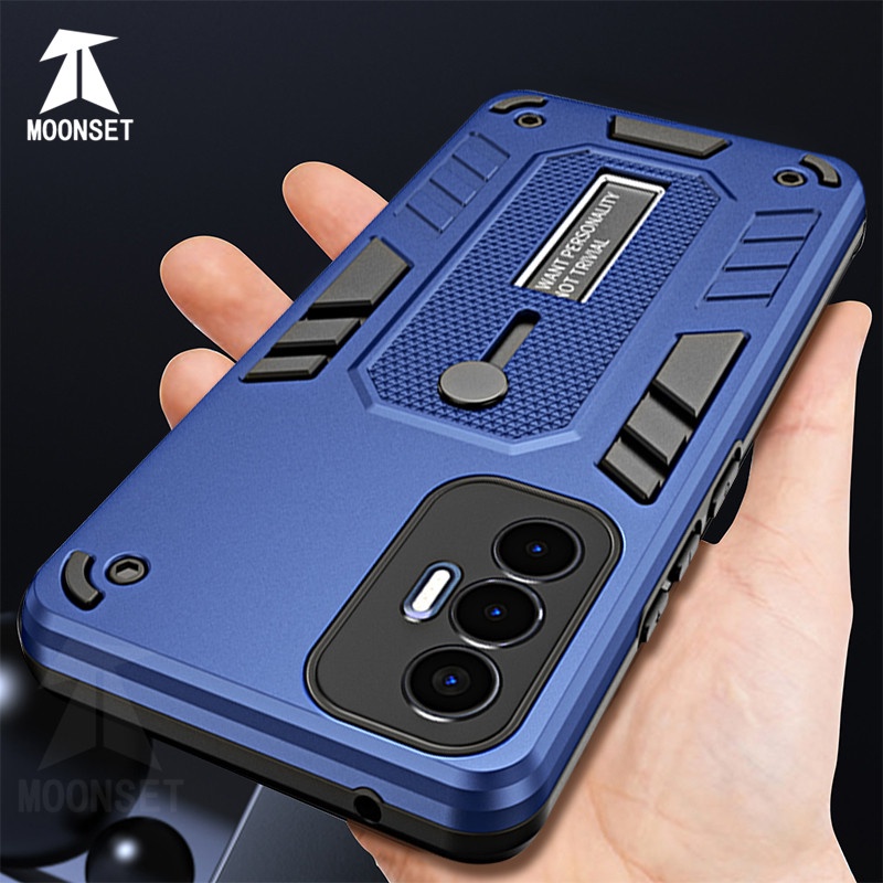 สําหรับ Tecno POVA 3 / 4 Pro / POVA 5 เคส【นักรบอเนกประสงค์】ขาตั้ง ด้านหลังแข็ง ขอบนิ่ม กันกระแทก กันตก บางเฉียบ