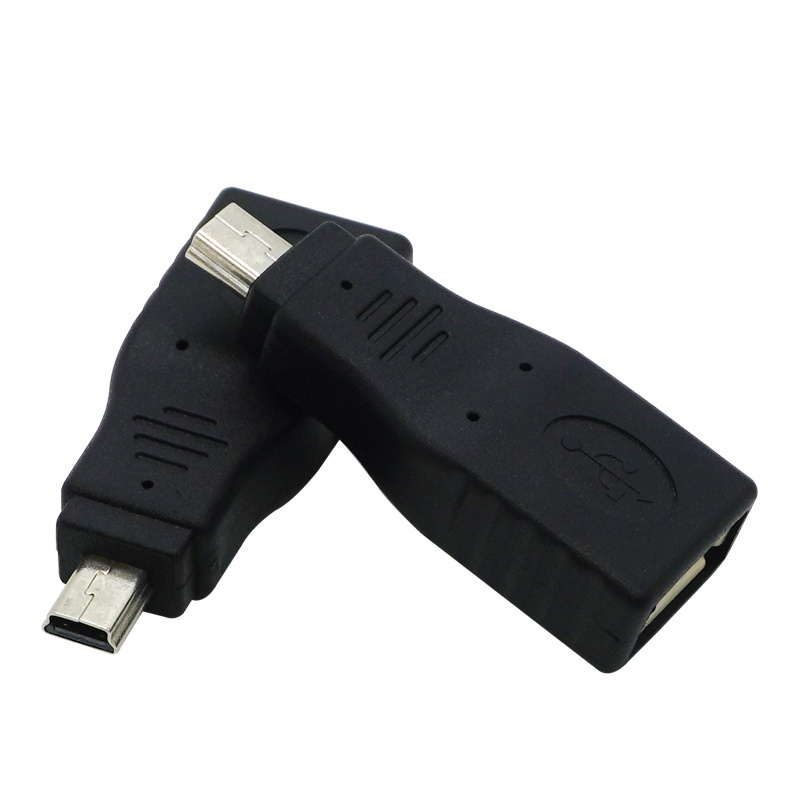 Mini USB Male to USB 2.0 Type A Female OTG Host Adapter Converter สําหรับ MP3 MP4