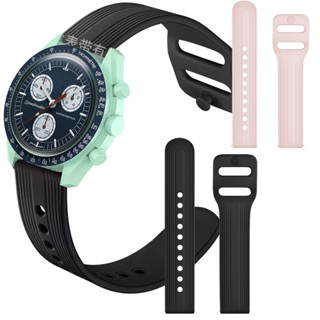 สายนาฬิกาข้อมือซิลิโคน แบบเปลี่ยน สําหรับ Swatch X Omega Swatch X Omega Sport Watchband