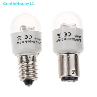 Gentlehappy หลอดไฟ LED BA15D E14 0.5W สําหรับจักรเย็บผ้า