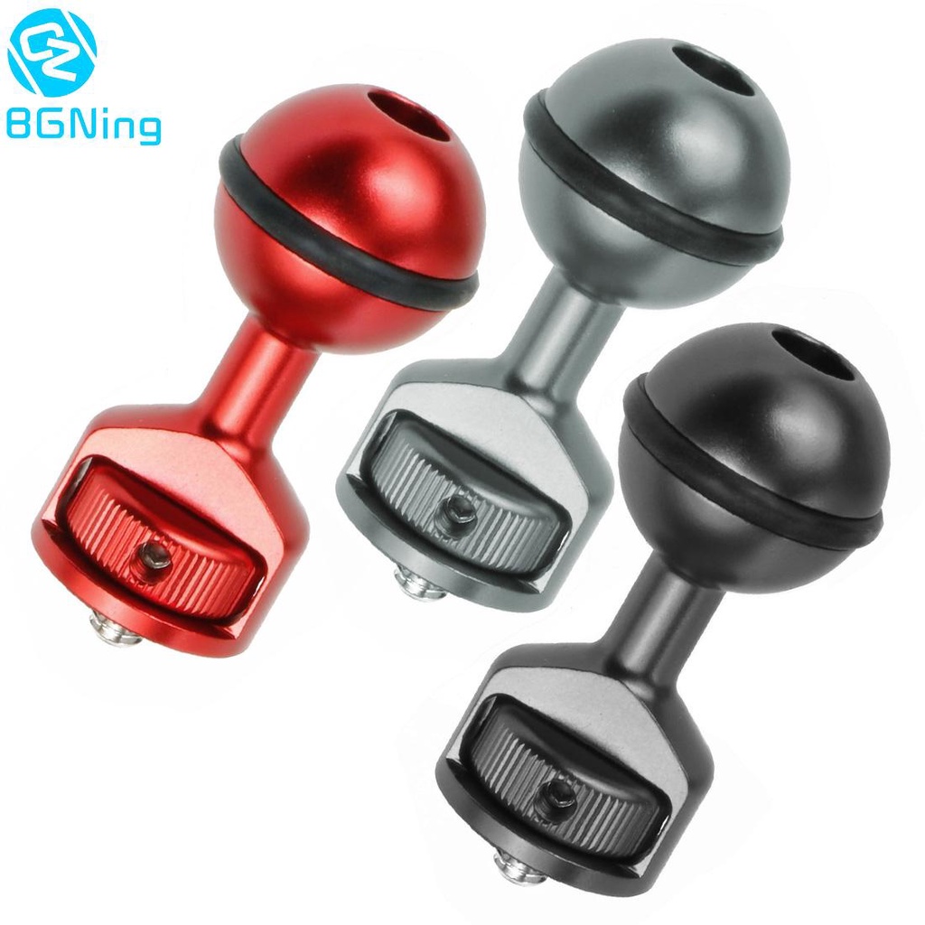 BGNING ใช้งานร่วมกับ GoPro 13 สําหรับ Insta360 X5 สําหรับ DJI OSMO 360 กล้อง 1 นิ้วอะแดปเตอร์สําหรับขาตั้งกล้องแฟลช Light Mount