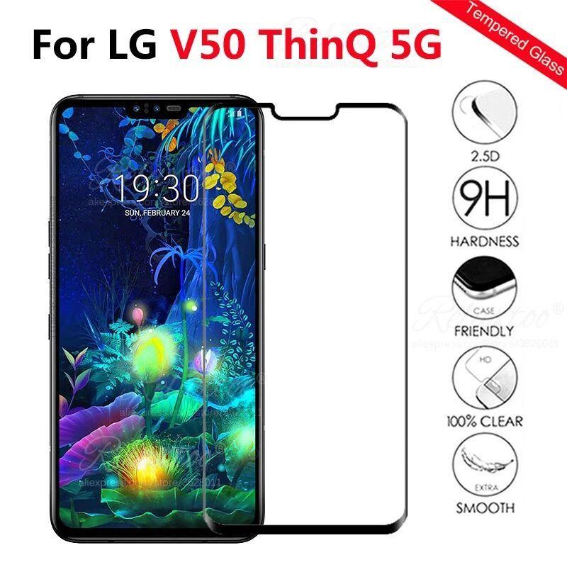 กระจกนิรภัยแบบเต็มหน้าจอ 4D สําหรับ LG V60, V50, V40, V30, LG G9, G8, G7 ThinQ - ร้าน Filo