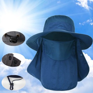 👒sun protection hat👒หมวกกันแดดฉนวนกันความร้อน 360 องศาหมวกทรงบักเก็ตกันแดดกัน