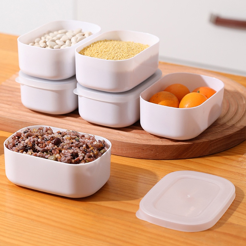 Food Storage 10 บาท กล่องอาหารกลางวัน พลาสติก ขนาดเล็ก เกรดอาหาร ระบายน้ํา รักษาความสดใหม่ สําหรับตู้เย็น Home & Living
