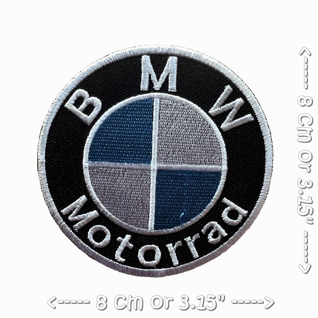 BMW Motorrad ตัวรีดติดเสื้อ อาร์มรีด อาร์มปัก ตกแต่งเสื้อผ้า หมวก กระเป๋า แจ๊คเก็ตยีนส์ Racing Embroidered Iron on Patch