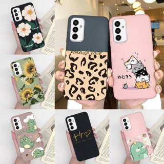 ใหม่ เคสโทรศัพท์มือถือ ซิลิโคนนิ่ม ปิดด้านหลัง ลายดอกทานตะวัน ไดโนเสาร์ แมวน่ารัก สําหรับ Samsung Galaxy F13 M13 India M13 4G F 13 M 13 India M 13 4G