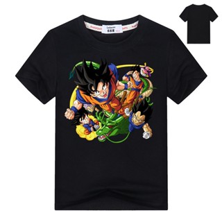 เสื้อยืดแขนสั้นเสื้อยืดแขนสั้นลายการ์ตูน Dragon Ball Z GokuS-5XL