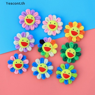 Yescont เข็มกลัด รูปดอกทานตะวัน เครื่องประดับ สําหรับตกแต่งเสื้อผ้า DIY