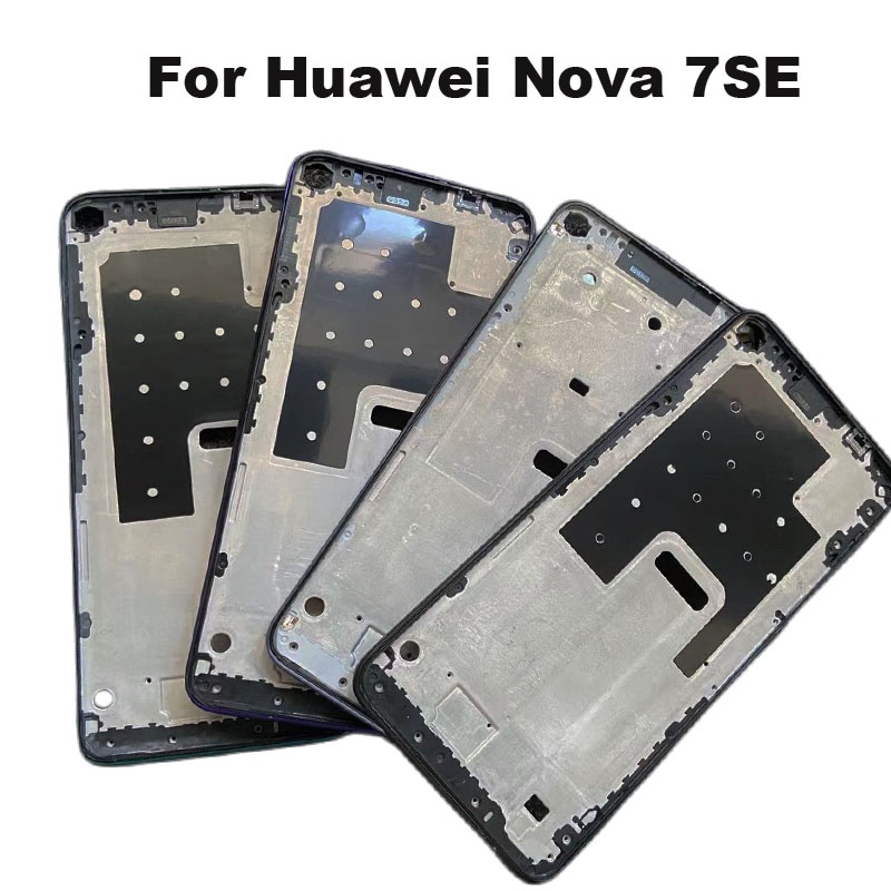 6.5 "; กรอบกลางสําหรับ Huawei Nova 7 SE 7SE ด้านหลังแผ่น Bezel LCD รองรับ Faceplate ผู้ถือ 2020 5G Y