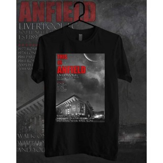 เสื้อยืดพิมพ์ลายเสื้อยืดผ้าฝ้าย This is Anfield t-shirt