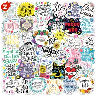 Motivational Text Sentence Graffiti Sticker~50pcs/set  Waterproof Luggage Notebook Stickers