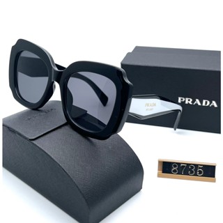 PRADA แว่นตากันแดด อเนกประสงค์ ขนาดใหญ่ หรูหรา แฟชั่นยอดนิยม สําหรับผู้ชาย และผู้หญิง UV400 2023