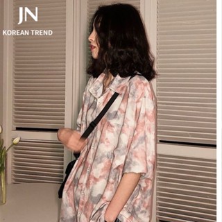 JN Studio JNstudio เสื้อยืด เสื้อเชิ้ตผู้หญิง เสื้อเชิ้ตฮาวาย Stylish Comfortable ins fashion A25K0MY 36Z230909