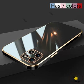 ขอบตรง เคส Honor X9A Honor X8A Honor X7A โทรศัพท์มือถือแบบนิ่ม ขอบตรง สีพื้น สําหรับ32ADD