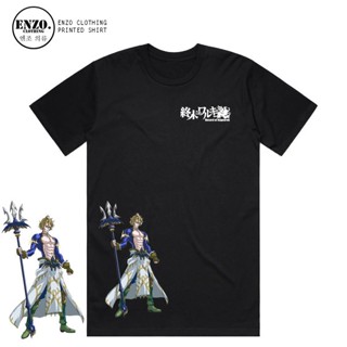 Anime Record of Ragnarok Character Poseidon T-shirts design Excellent Quality (B721)_03