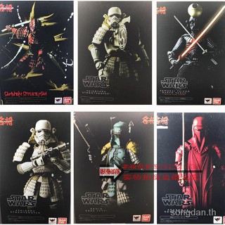 [พร้อมส่ง] โมเดลฟิกเกอร์ทหาร Star Wars Stormtrooper White Soldier Black Samurai Red Guard Popaffett Green Soldier