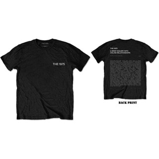 ผ้าฝ้าย 100%เสื้อยืดแขนสั้นพิมพ์ลาย The 1975 Welcome Version 2 แฟชั่นผู้ชายS-3XL