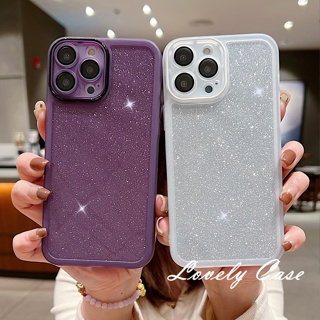 3-in-1 เคสโทรศัพท์มือถือ แบบนิ่ม ลายสีม่วง และสีขาว สําหรับ IPhone 14 13 12 11 Pro Max X XR Xs Max 7 8 Plus SE 2020