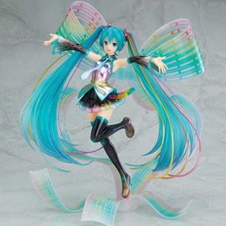 โมเดลฟิกเกอร์ Hatsune Miku Lucky Bag Mystery Box Angel Girl สําหรับตกแต่งโต๊ะทํางาน