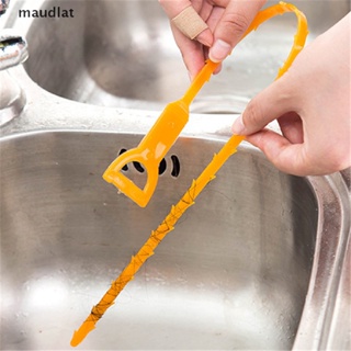 Maud snake shaped sink cleaner kitchen toilet drain removes cged hairs cleaning brush  EN