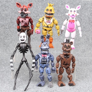 Btw- ตุ๊กตาฟิกเกอร์ Five Nights at Freddys Funko มีไฟ LED ถอดออกได้ ของเล่นสําหรับเด็ก