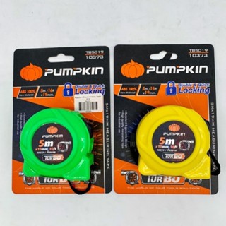 ตลับเมตร Pumpkin รุ่นเทอร์โบ TB5019 5mx19mm คละสี