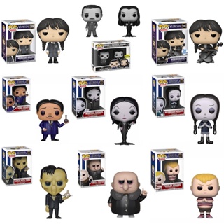 โมเดลฟิกเกอร์ Funko Pop The Addams Family Wednesday 1309 Morticia 801Gomea Pugsley Articulado ของเล่นสําหรับเด็ก