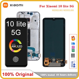 อะไหล่หน้าจอสัมผัส LCD 6.57 นิ้ว Mi 10 Lite สําหรับ Xiaomi Mi 10 Lite 5G MI10 Lite 5G Mi10lite M2002J9G