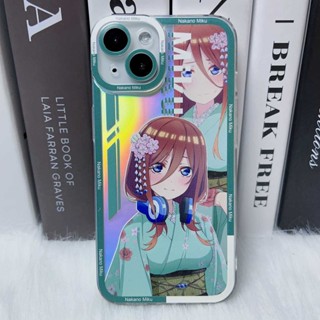 เคสโทรศัพท์มือถือ ลาย The Quintessential Quintuplets Nakano Miku สําหรับ iPhone 14 13 12 11 pro promax x xs xsmax xr 7 8 plus