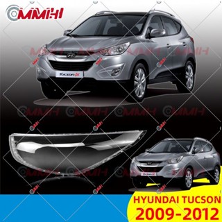 ฝาครอบเลนส์กระจกไฟหน้า สําหรับ Hyundai Tucson IX35 2009-2012 เลนส์ไฟหน้า ฝาครอบไฟหน้า ไฟหน้ารถยนต์ ไฟหน้าสําหรับ ฝาครอบไฟหน้าตรงรุ่น ฝาครอบเลนส์  headlamp cover ไฟหน้า โคมไฟหน้า ฝาครอบเลนส์