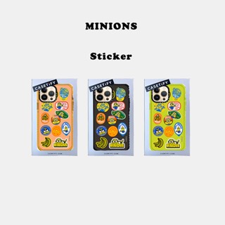 Casetify MINIONS สติกเกอร์ IPhone 14 13 12 11 Pro MAX Mini XS MAX XR X SE 6 6S 7 8 Plus เคส TPU นิ่ม