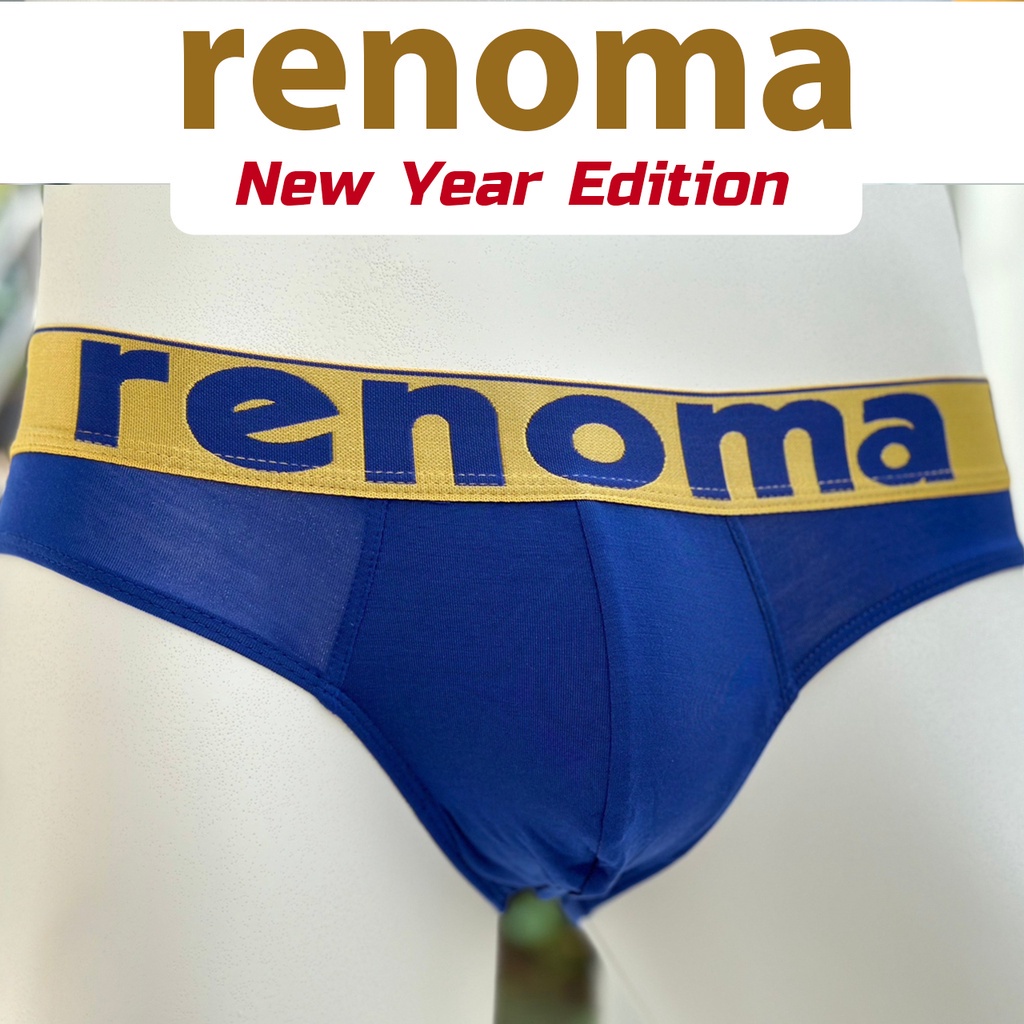 กางเกงในชาย | Renoma​ รุ่นChinese Edition ขอบทองผ้านุ่มลื่นแนบเนื้อ ใส่สบาย กระต่ายสีทองเพิ่มความเฮง