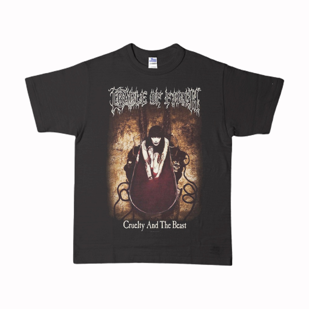 เสื้อยืด Cradle OF FILTH CRUELTY AND THE BEAST BAND สําหรับผู้ชายS-5XL