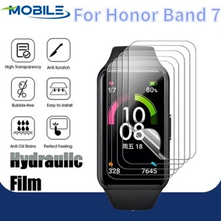 ฟิล์มไฮโดรเจล แบบนิ่ม ป้องกันรอยขีดข่วน ความไวแสงสูง สําหรับ Honor Band 7