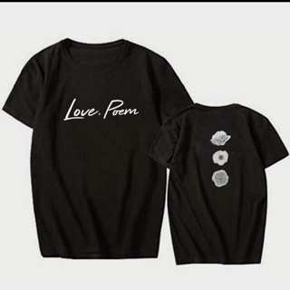 เสื้อยืด Kpop IU LOVE POEM / TSHIRT LEE JI EUN BY CHRISTIE FASHIONเสื้อยืดแขนสั้นสไตล์สตรีท