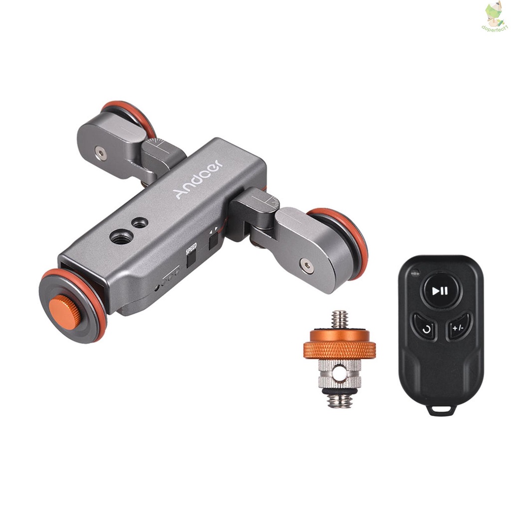 Andoer L4 PRO Motorized Camera Video Dolly with Scale Indication Electric Track Slider Wireless Remo
