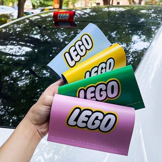 Car Exterior Decoration Sewn-in Label Stick Label Car Sewn-in Label Creative Car Tail Door Sticker Lego Lego Sewn-in Label Sticker Car exterior decoration sticker