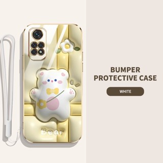 เคสโทรศัพท์มือถือ ลายสัตว์ และพืชน่ารัก 3D พร้อมสายคล้อง สําหรับ Xiaomi Redmi Note 11 Pro 4G 5G Note 11S 4G POCO X4 Pro 5G POCO M4 Pro 4G