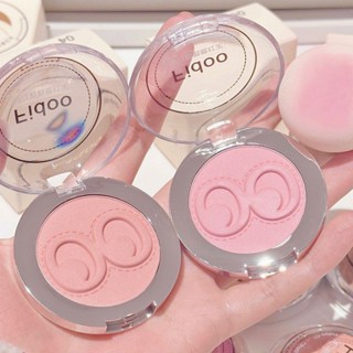 Fidoo Mochi Poke บลัชออนปัดแก้ม เนื้อโคลน โมโนโครม นิ่ม ไฮไลท์ สีนู้ด ซ่อมแซม บลัชออน สีม่วง