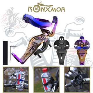 Ronxmor ที่วางแก้วน้ํา ABS แบบพับได้ สําหรับรถจักรยานยนต์ สกูตเตอร์ G1O7