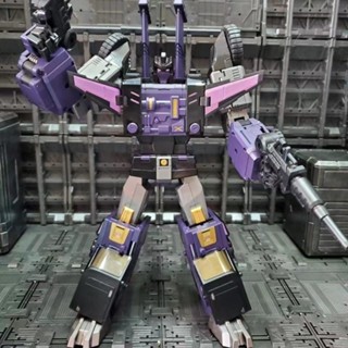 ((พร้อมส่ง) Dx9 D10 หกเหลี่ยมเปลี่ยนพนักงานนินจา G1 Dark Version Six-Faced Beast MP Scale Transformation Toy King Kong B1SH