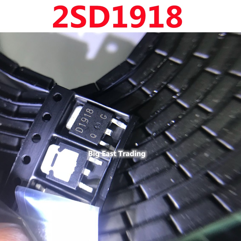 ทรานซิสเตอร์พาวเวอร์ D1918 2SD1918 SOT-428 NPN 160V 1.5A TO-252 10 ชิ้น