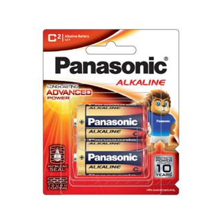 ถ่านอัลคาไลน์ พานาโซนิค LR14T (ขนาด C) PANASONIC ALKALINE ถ่านไฟฉาย พานา ถ่าน