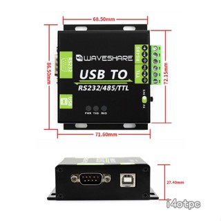 【COD】 Usb To RS232/RS485/TTL UART Communication Module Serial Port Bidirectional Industrial Isolation Converter