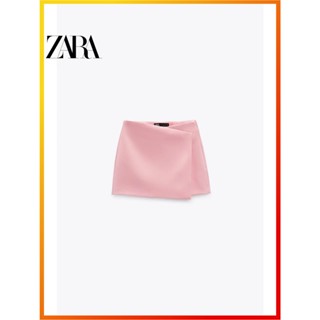 Zara ใหม่ TRF กางเกงกระโปรง ไม่สมมาตร สําหรับผู้หญิง 7385425 621