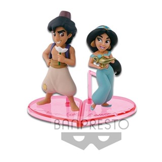 Jasmine &amp; Aladdin ของแท้ JP - WCF Banpresto [โมเดล Disney] (2 ตัว)