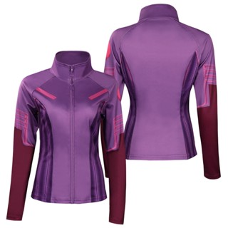 เสื้อแจ็กเก็ตคอสเพลย์ Hawkeye Kate Bishop สําหรับปาร์ตี้ฮาโลวีน