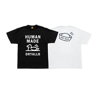 Human MADE เสื้อยืดคอกลม แขนสั้น พิมพ์ลายเป็ด สไตล์วินเทจ ญี่ปุ่น แฟชั่นคู่รัก สําหรับผู้ชาย และผู้หญิง