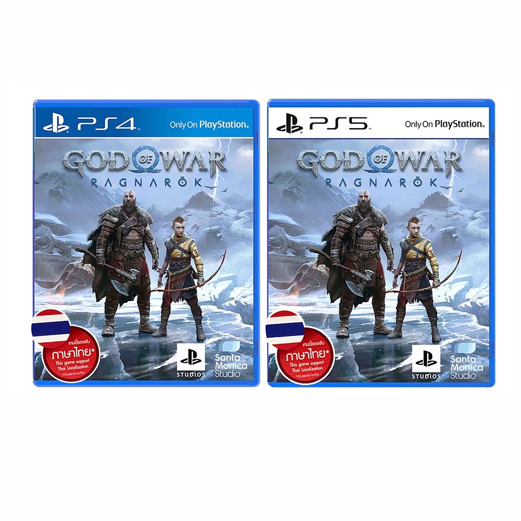 God of war ragnarok ภาษาไทย Ps4 ps5 ใหม่ มือ1 พร้อมส่ง เกม Playstation sony game action rpg adventure gow 2022